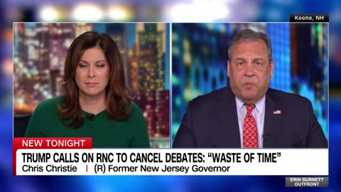 Christie makes guess about Trump’s social media post on GOP debates