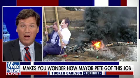 Tucker Carlson blasts Pete Buttigieg for his response to East Palestine, Ohio