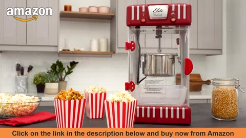 Classic Carnival Tabletop Kettle Popcorn Popper Machine