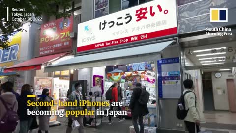 Japanese consumers snap up used iPhones as plunging yen puts high-end gadgets out of reach
