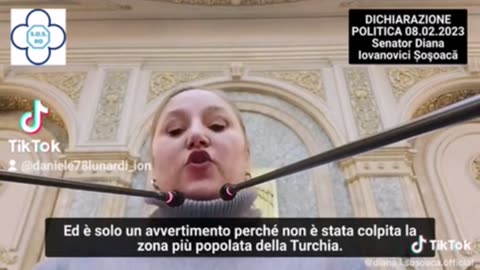 (8 FEBBRAIO 2023) - “DICHIARAZIONE UFFICIALE DI DIANA IVANOVIC SOSOACA, CORAGGIOSA DEPUTATA ROMENA!!”😇💖👍