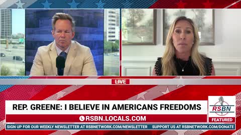 Rep MTG Full Interview with RSBN's Brian Glenn: 'I Believe Our Country Is In Trouble' 4/20/22