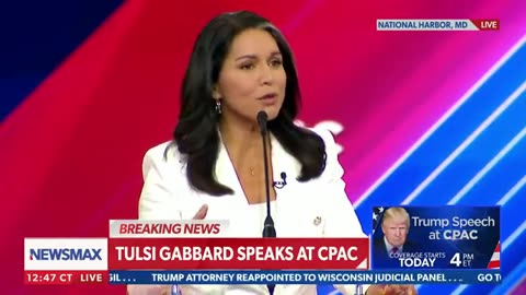 CPAC | Tulsi Gabbard: Dem Party is Under the Complete Control of Elitist Cabal of Warmongers