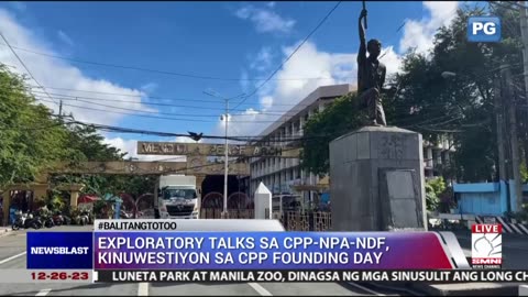 Exploratory talks sa CPP-NPA, kinuwestiyon sa CPP founding day