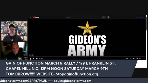 GIDEONS ARMY 3/9/24 @ 930 AM EST WITH PAUL HARRIS