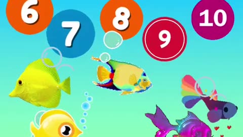 Number rhymes|12345 once i caught a fish alive | English poem for kids | learn counting 12345678910