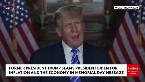 BREAKING NEWS_ Trump Laces Into Biden In Furious Memorial Day Message