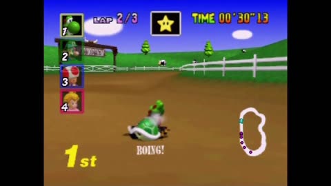 Mario Kart 64 - 150cc Mushroom Cup (Actual N64 Capture)