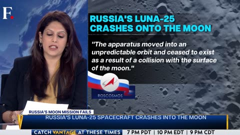 Russia's Historic Moon Mission Ends In Crash | Vantage with Palki Sharma