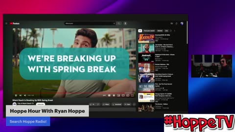 HoppeTV: Ryan Hoppe Plays The "Miami Beach Is Breaking Up With Spring Break" Video