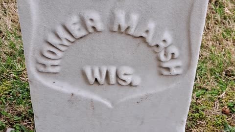 Fort Donelson Battlefield National Cemetery Soldier from Wisc