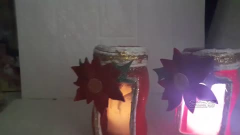 Recycling and decorating coffee jars- Reciclando y decorando frascos de Café