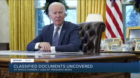 Classified documents uncovered in office used by Biden