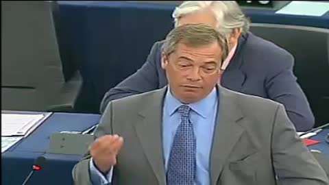 Nigel Farage The Euro Titantic Hits The Iceberg