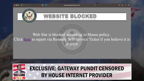BREAKING: Capitol Hill CENSORS Conservative News Site Gateway Pundit!