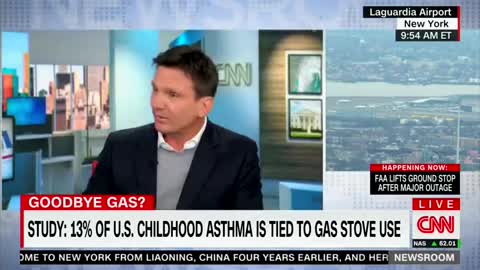 CNN: “If you have young kids, [gas stoves] can affect cognitive ability, as well as asthma.”