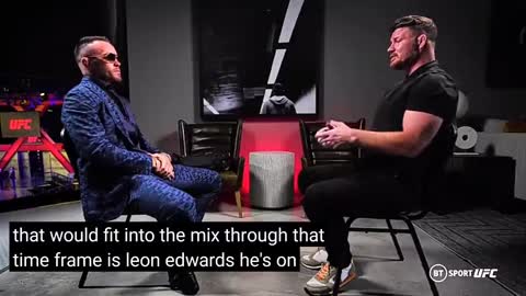 michael Bisping laughs at colby Covington's joke on leon Edwards #colbycovington