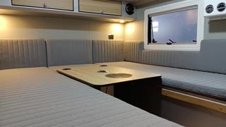 The Queen Size Bed On Njstar Rv Off Road Camper Trailer Very Unique And Home Luxury