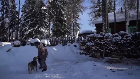 One Day in the Coldest Village on Earth −71°C (−95°F) _ Yakutia_ Siberia.