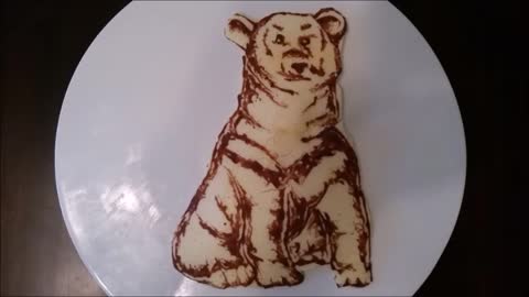 How to make a polar bear pancake