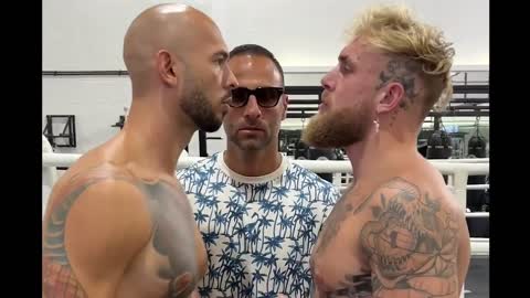 Jake Paul vs. Andrew Tate Face Off