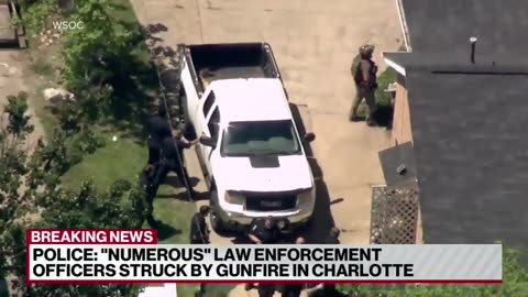 'Numerous' officers serving warrant in North Carolina struck by gunfire