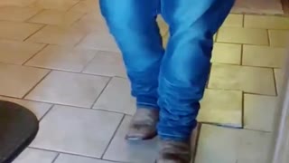 Man Falls Through Floor After Stepping on Cracked Tile