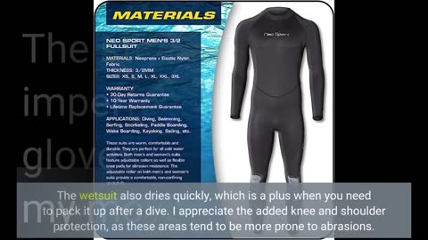 View Remarks: One-Piece Scuba Diving Full Wetsuit 5mm7mm Durable Nylon II Neoprene, Men's and...