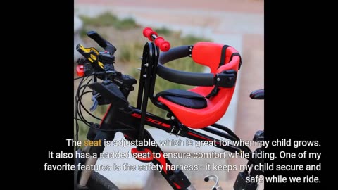 Skim Feedback: Eton Front Mounted Baby Bike Seat, Universal Kids Bike Seat for Children, Front...