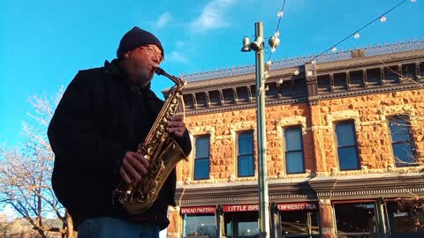 Street Busking for a drunk guy