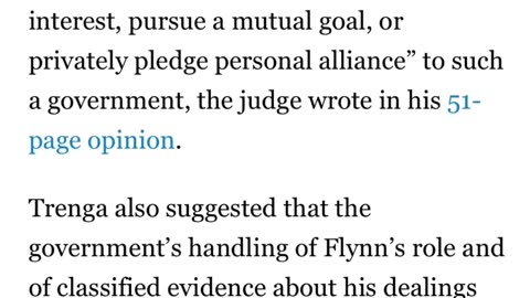 Judge Anthony Trenga, Flynn Intel Group, and the Durham case