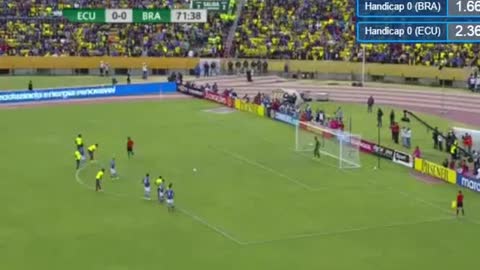 Neymar Goal Ecuador vs Brazil