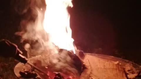 Fire pit fire