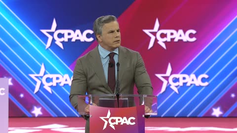 Tom Fitton at CPAC in DC 2024