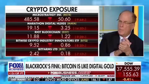 CEO of Blackrock Larry Fink: Digital Coins Like Bitcoin