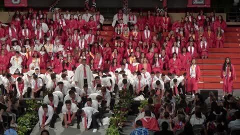 Kahuku High Graduation Haka in 4K