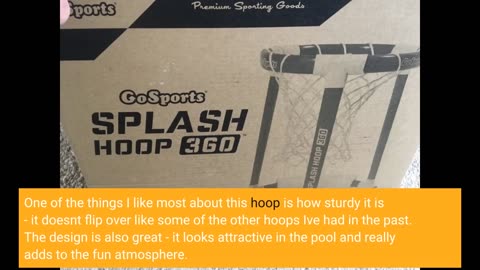 See Ratings: GoSports Splash Hoop 360 Floating Pool Basketball Game Includes Hoop, 2 Balls an...