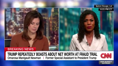 He cannot help himself Omarosa reacts to Trumps behavior in court