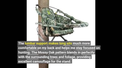See Remarks: Therm-A-SEAT Two Man Tree Stand Replacement Seat, Mossy Oak