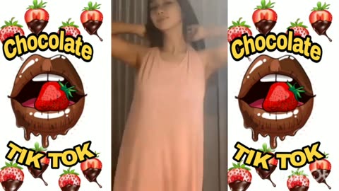 Chocolate TikTok challange🍑🍓 Beauty is here😜🍓👙#shorts #bigbank #bigbankchallenge