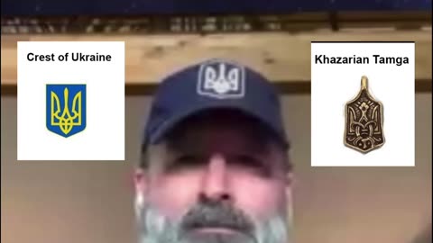 Gregg Phillips wearing a “Crest of Ukraine” hat..