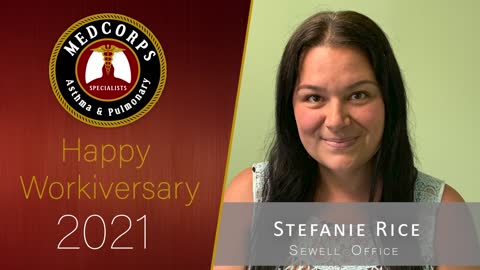 Happy 1 year work anniversary to Stefanie Rice