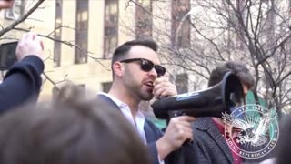 Patriots Rallying For Trump In New York City