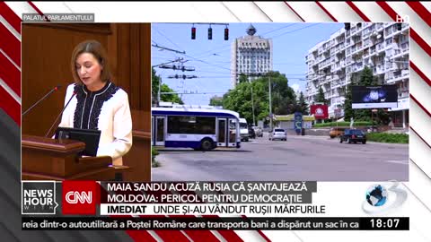 Maia Sandu la Bucureşti