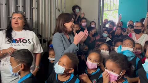 NY Democrat Kathy Hochul Celebrated Her Election Win Maskless Surrounded By Forced Masked Children