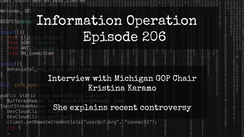 IO Episode 206 - Michigan GOP Chair Kristina Karamo 1/3/24