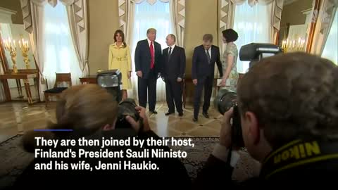 President Trump Introduces First Lady Melania To Vladimir Putin At Helsinki Summit _ NBC News_1