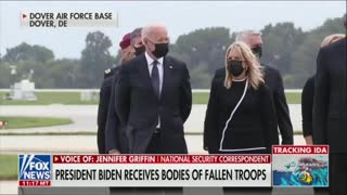 No Empathy... Joe Checks Watch at Service for Dead Soldiers