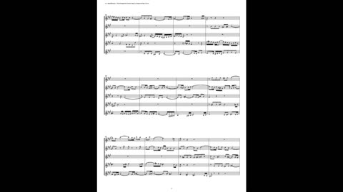 J.S. Bach - Well-Tempered Clavier: Part 2 - Fugue 08 (Clarinet Quintet)