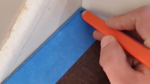 Scribing between 2 walls for steps or shelves